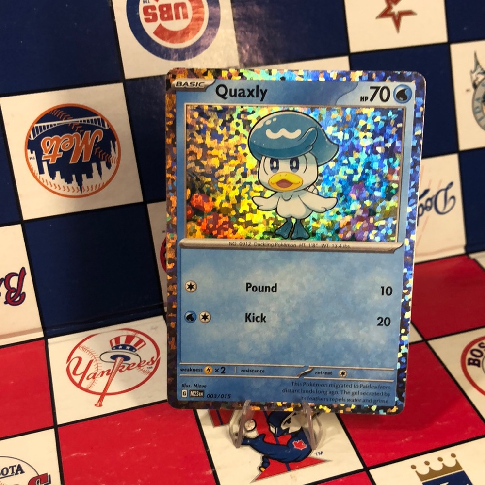 Quaxly pokemon card